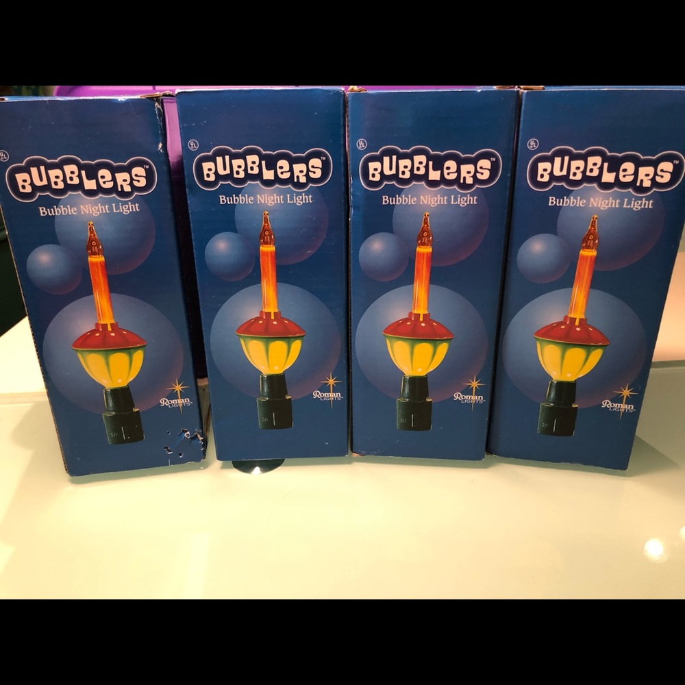 Bubbler Nightlights/ Christmas Tree lights